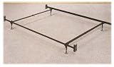 Twin or full size bed frame for headboard and footboard