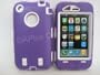KingCase iPhone 3G & 3GS * Warrior Case * (Purple & White) 8GB, 16GB, 32GB - The ULTIMATE Protector