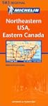 Carte RGIONAL Northeastern USA, Easte...