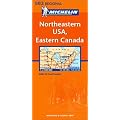 Carte RGIONAL Northeastern USA, Eastern Canada