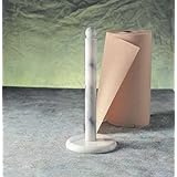 RSVP White Marble Paper Towel Holder