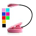 Multiple Color 1 LED 2 LED Book Light Clip on Clip-on for Ereader