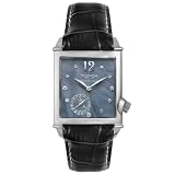 Triumph Motorcycles Women's 5022-01 Swarovski Crystal Black Leather Watch
