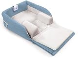 Deluxe Snuggle Nest - Blue Patchwork
