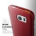 Galaxy S7 Case, VRS Design [Single Fit][Blossom Red] - [Metallic Buttons][Non Slip][Slim Fit] For Samsung S7