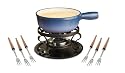 Swissmar Lugano Cheese Fondue, 9piece, Blue