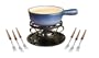 Swissmar 9-Piece Lugano Cheese Fondue, Blue