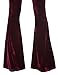 Women's Vintage 70s Glam Rock and Roll Indie Wide Leg Flared Bell Bottom Pants