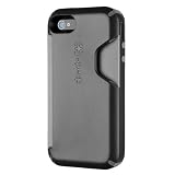 Speck Products CandyShell Card Case for iPhone 4/4S – 1 Pack – Carrying Case – Retail Packaging – Black/Dark Grey