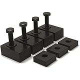 Jeep Wrangler JK Black Delrin Plastic Rear Seat Recline Kit with Bolts and Washers