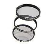 Produkt-Bild: Filter Komplettset 62mm f&uuml;r Digitalkameras bestehend aus UV MC Filter/ Polfilter Zirkular/ Graufilter ND8 z.B. Tamron AF 28-300mm XR DI VC/ AF 70-300mm DI LD / AF 18-200mm XR DI II u.v.a