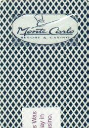 Monte Carlo Casino Las Vegas Blue Playing Cards