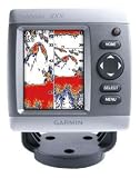 Garmin Fishfinder 300C w/dual beam transducer (plastic transom/trolling mtr mt. w/depth, temp), multilingual Pkg/Instr.