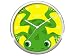 Present Time Peekaboo Frog Wall Clock