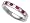 0.90 cttw Karina B(tm) Ruby Band Size 4 LIFETIME WARRANTY