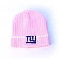 New York Giants Pink Ribbed Knit Beanie