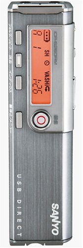 SANYO �f�W�^���{�C�X���R�[�_�[�uDIPLY TALK�v(�O���[) ICR-S260RM(H)