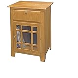 Crosley ST73-OA Richmond Entertainment Center Cabinet (Oak)