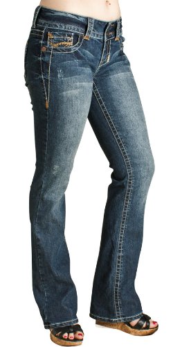 Wallflower Junior Famous Flare Jean in Tudor Wash product image