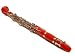 Musical Instruments : ViolinFactory ARIA185 Brand New RED color 17 Keys Bb Clarinet includes ABS Hardshell Case & BONUS Soft Carrying Bag, Reed, Mouth Piece Cover, Cork Grease & Soft Cleaning Cloth and Screw Driver