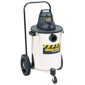 Shop-Vac 10-Gallon 2.5 HP Industrial Vacuum, Stainless Steel #464-47-10