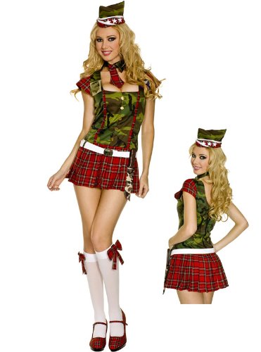 Camo School Girl Outfit