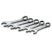 SK 86241 SuperKrome 5 Piece 12 Point 20-Millimeter to 24-Millimeter Short Combination Wrench Set