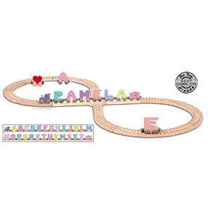 NameTrain Bright Finish Letter Cars - B by 