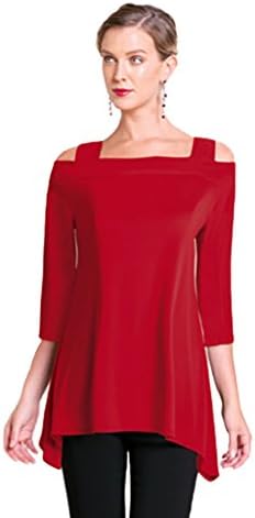 Stunning Clara Sun Woo, Peek a Boo shoulder Top or Tunic T101