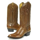 Resistol 'M3067' Lonestar Leather Cowboy Boots Mens 7 EE - Antique Tan by Resistol