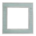 Distressed Wood Mirror - Blue (12x12")