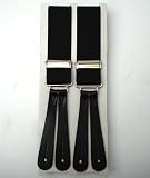 Black Leather End Braces