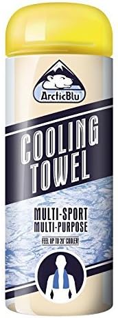 ArcticBlu Instant Evaporative Cooling Towel, Yellow