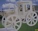 Woodcraft 3-D Antique Car / Carriage Wooden Puzzle Kit (23 Pieces)