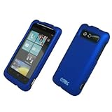 EMPIRE Blue Rubberized Hard Case Cover for HTC Trophy T8686