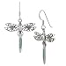 Sterling Silver Turquoise Dragonfly Earrings