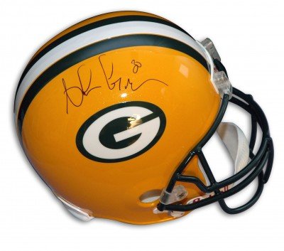 Ahman Green Autographed/Hand Signed Green Bay Packers Full Size Replica Helmet