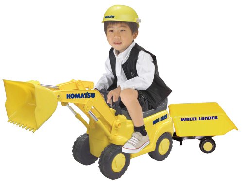 乗用コマツホイールローダー トレーラー付