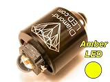 Luxeon K2 LED Bulb Replacement for Maglite C D Flashlights Amber LED