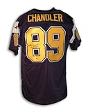 Wes Chandler Autographed/Hand Signed San Diego Chargers Throwback Jersey Inscribed ''Prowbowl 82 83