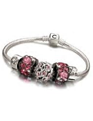 Authentic Chamilia 2011 Holiday Pink Designer Bracelet Set - 4011-0477