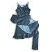 Malley Too - Girls Sleeveless Dress, Teal Blue