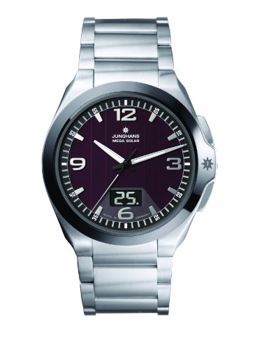Junghans Herren-Armbanduhr XL Spectrum Analog - Digital Edelstahl 018/1121.44 Preisvergleich