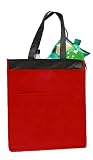 Insulated zippered Hot & Cold Cooler Tote - Large , Red