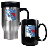 New York Rangers NY Coffee Cup & Travel Mug Gift Set