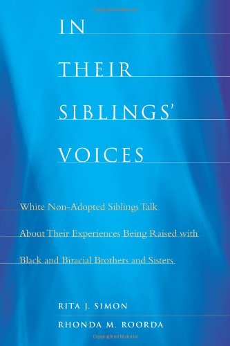 In Their Siblings' Voices: White Non-Adopted Siblings Talk About Their Experiences Being Raised with Black and Biracial Brothers and Sisters