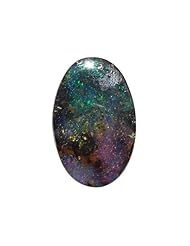 O&G Australia Natural Queensland Solid Boulder Opal Gemstone(1.53cttw)