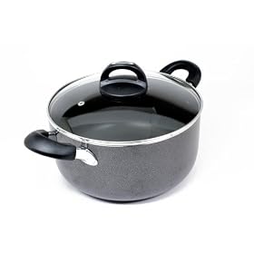 Buy KittAmor 8 Quart Non-Stick Aluminum Dutch Oven With Lid