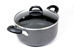 KittAmor 8 Quart Non-Stick Aluminum Dutch Oven With Lid