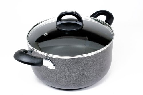 KittAmor 8 Quart Non-Stick Aluminum Dutch Oven With Lid